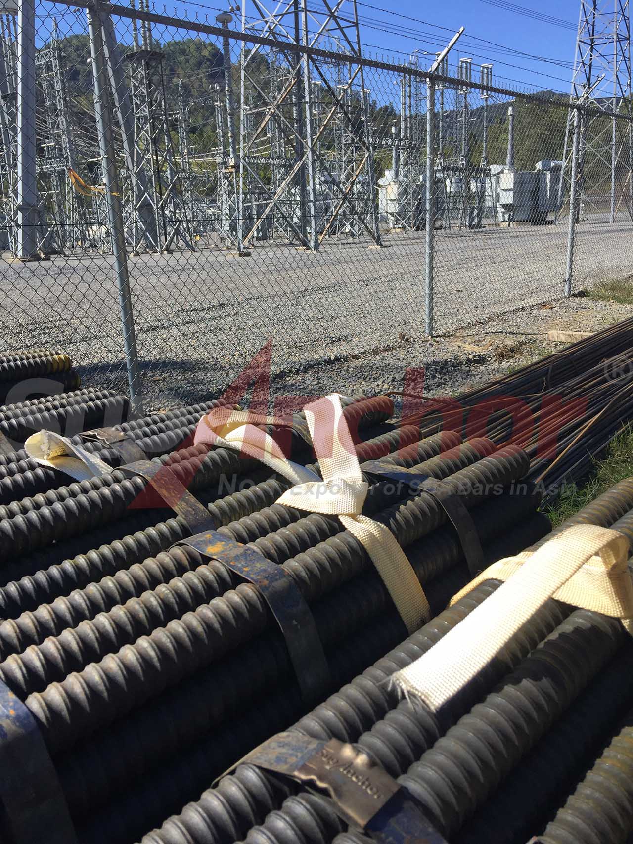 Construction site using SupAnchor self drilling anchor system