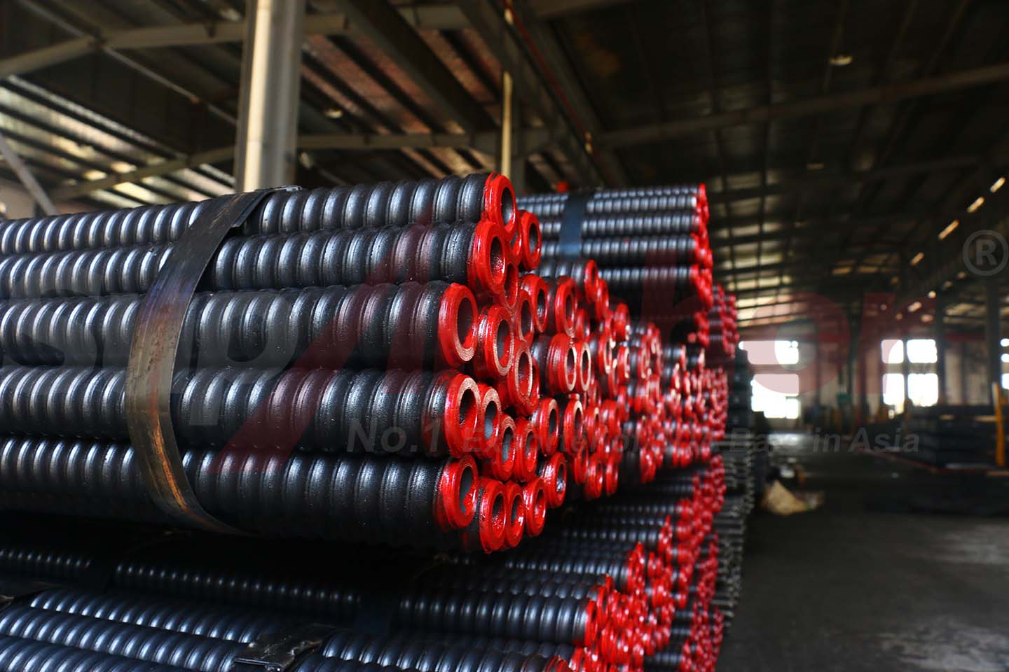 Construction site using SupAnchor self drilling anchor system