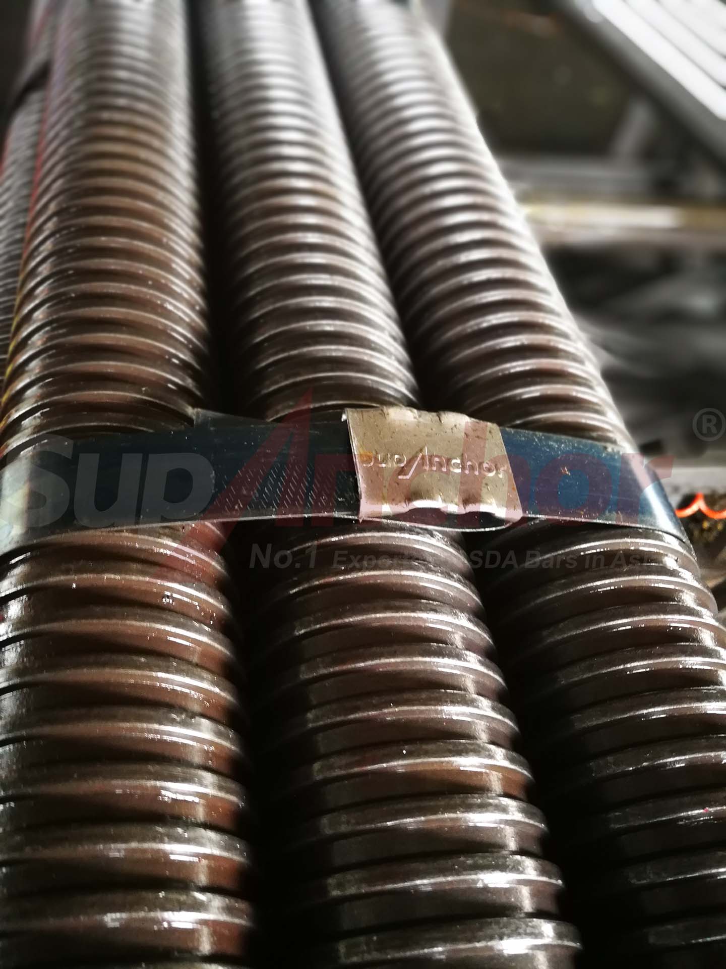 Construction site using SupAnchor self drilling anchor system