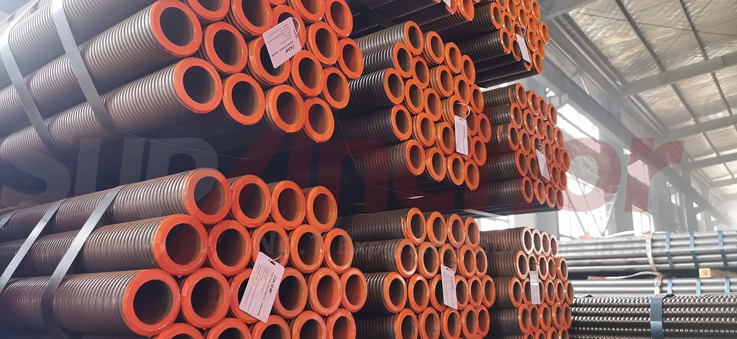 Construction site using SupAnchor self drilling anchor system