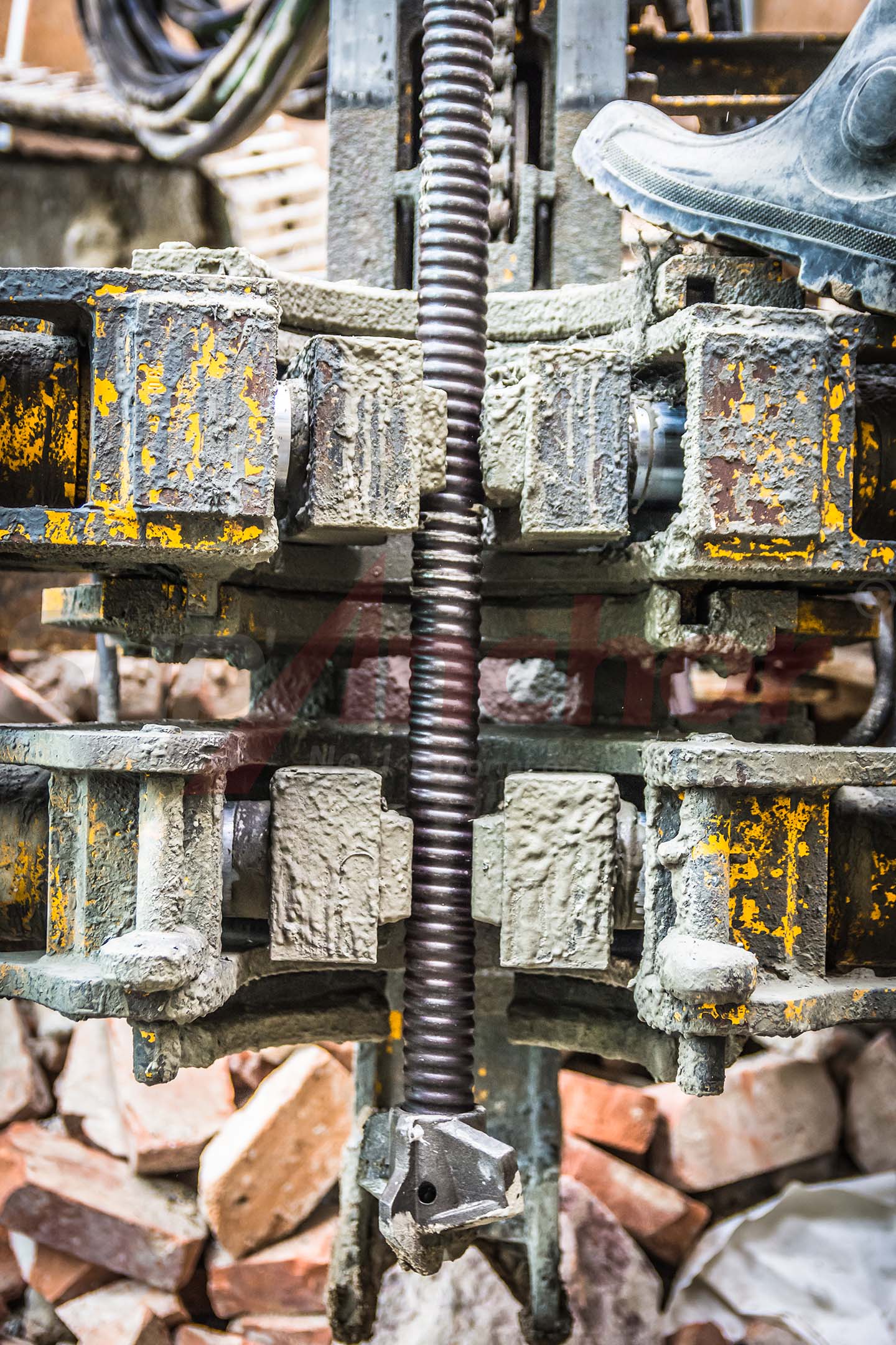 Construction site using SupAnchor self drilling anchor system