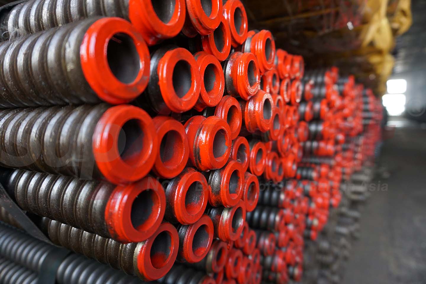 Construction site using SupAnchor self drilling anchor system