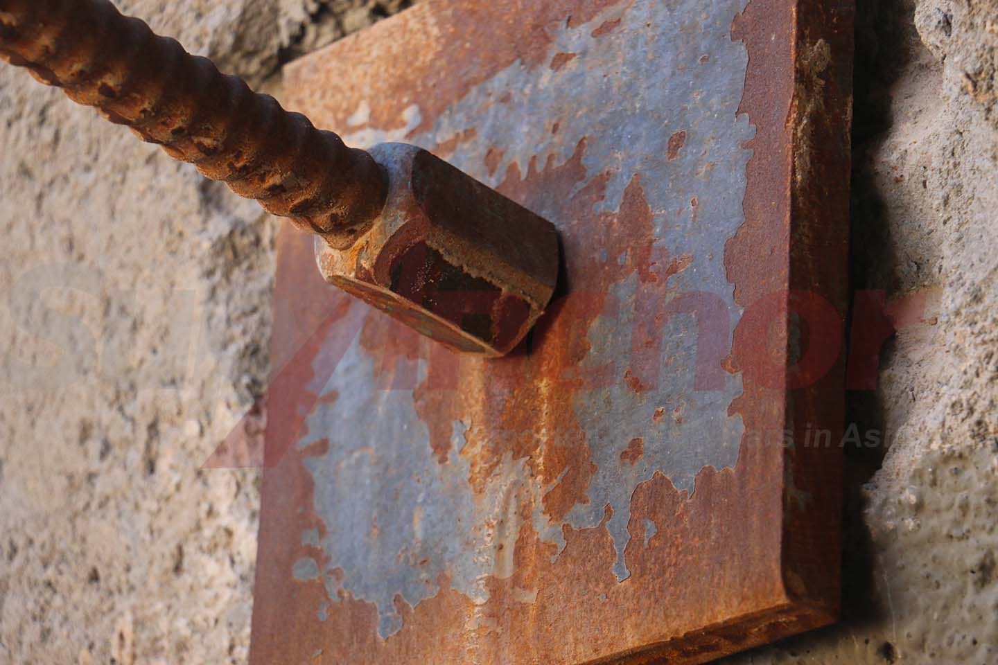 Construction site using SupAnchor self drilling anchor system