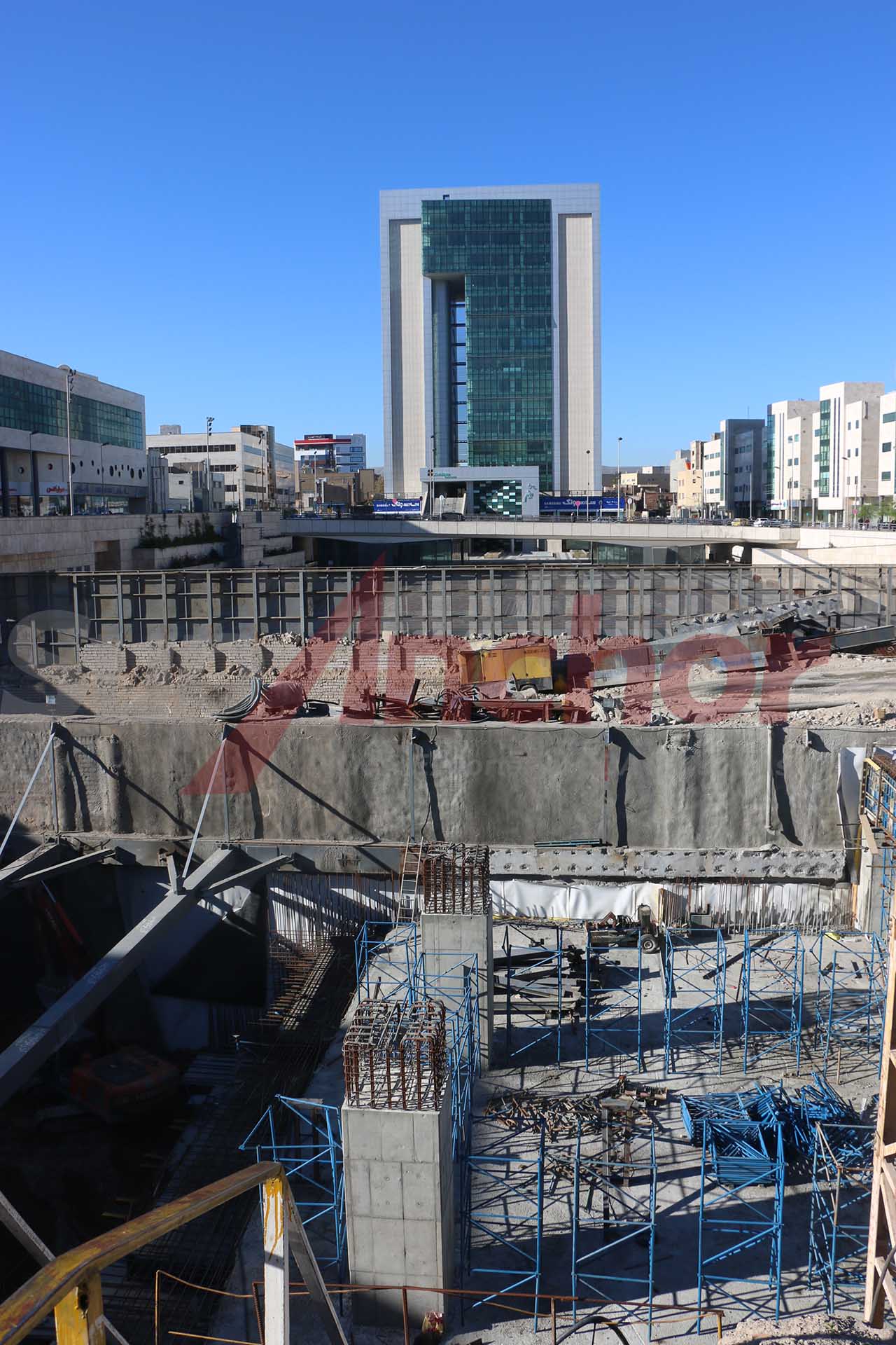 Construction site using SupAnchor self drilling anchor system