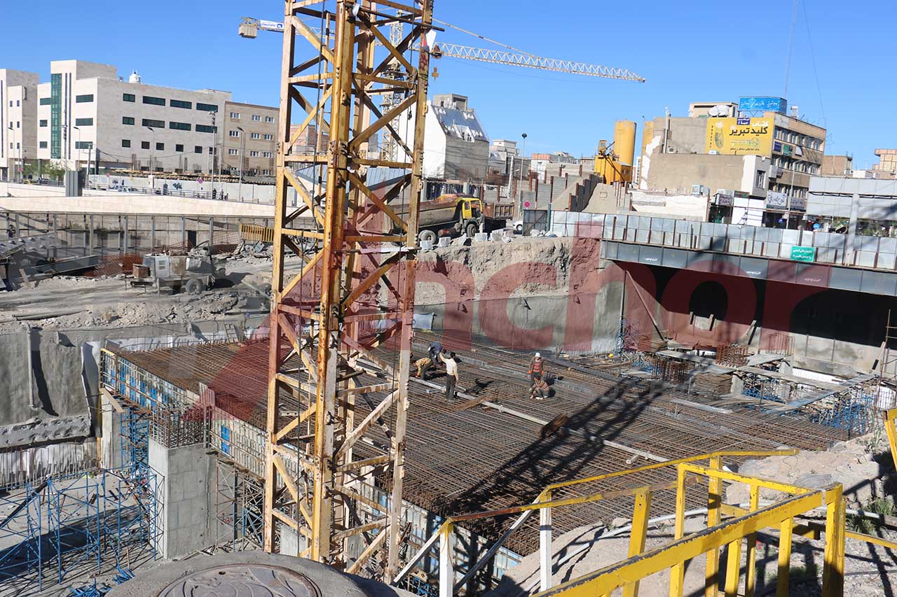 Construction site using SupAnchor self drilling anchor system