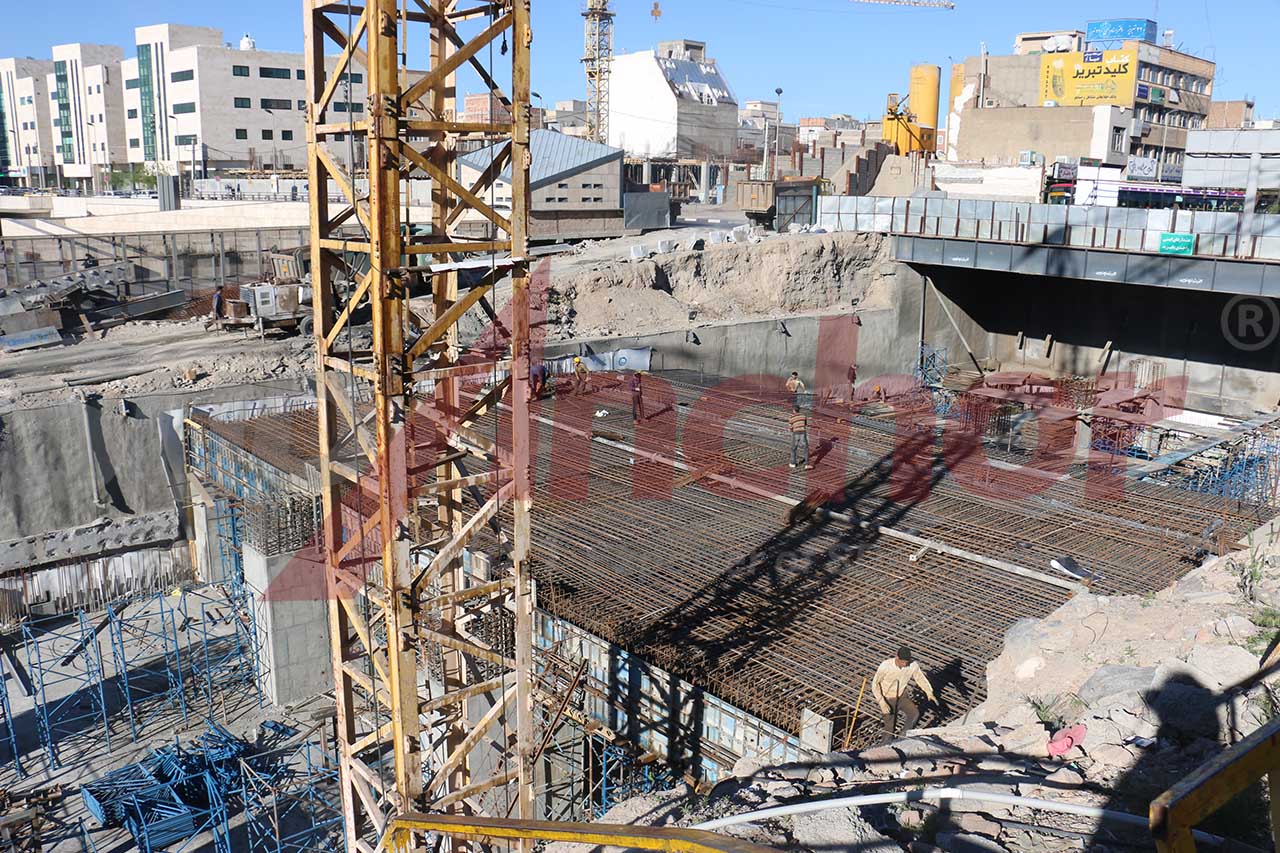 Construction site using SupAnchor self drilling anchor system