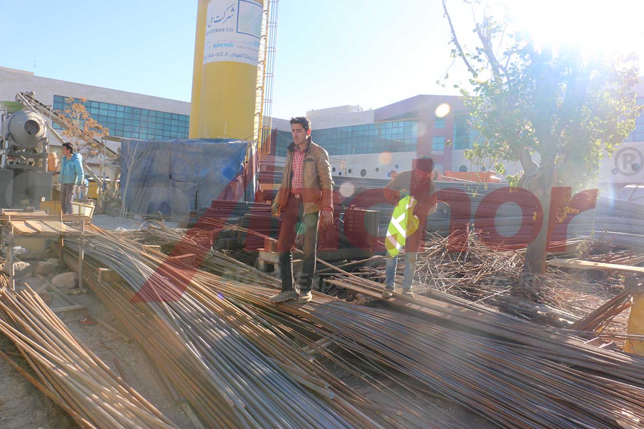 Construction site using SupAnchor self drilling anchor system