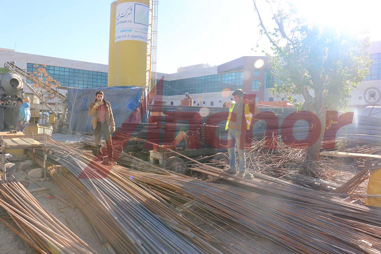 Construction site using SupAnchor self drilling anchor system