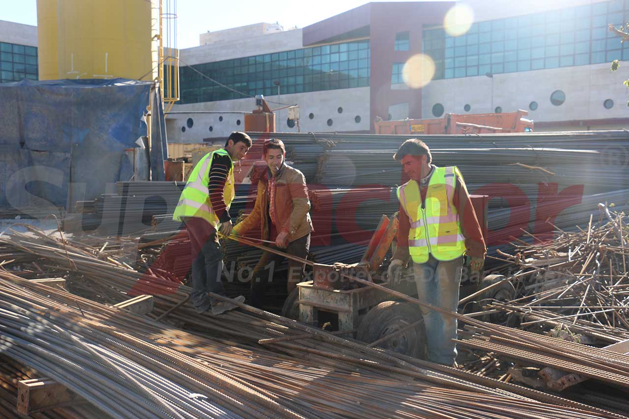 Construction site using SupAnchor self drilling anchor system