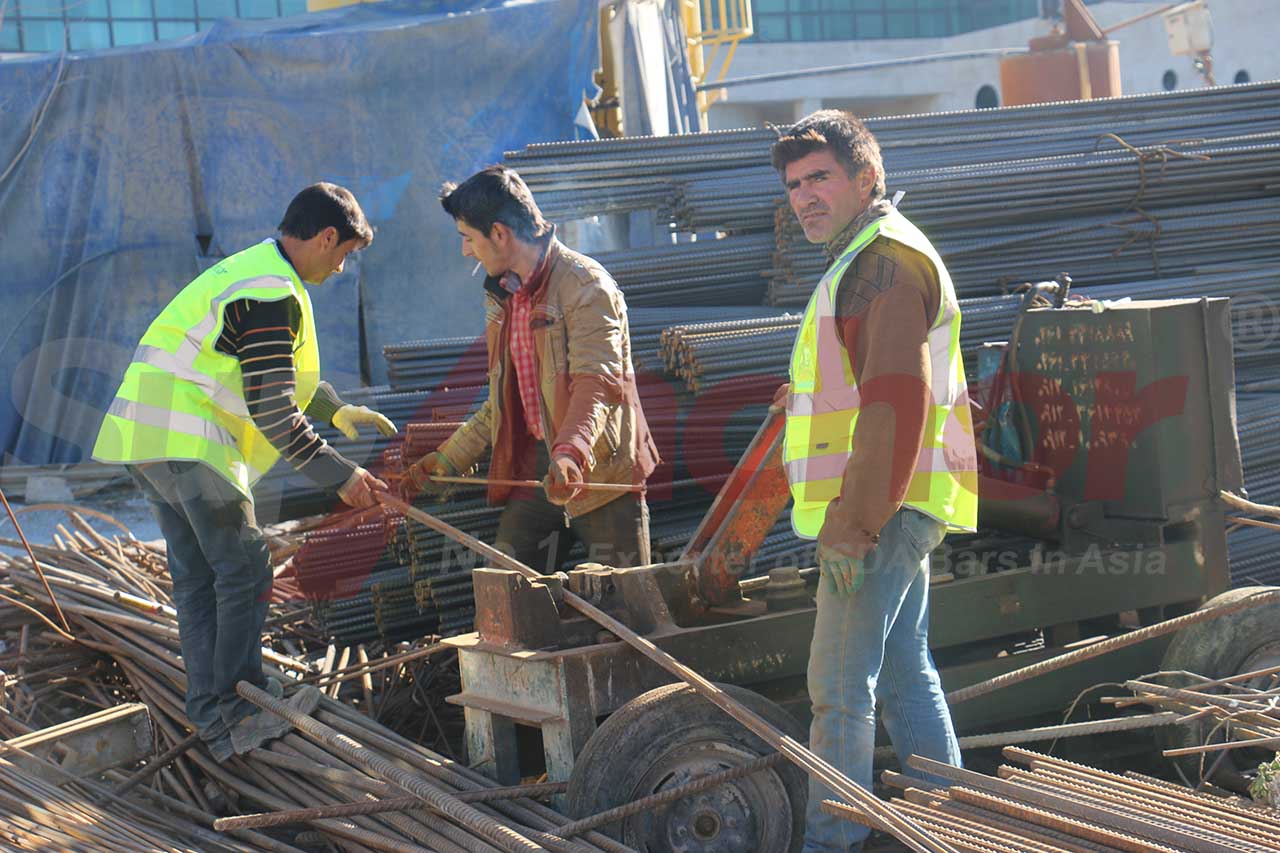 Construction site using SupAnchor self drilling anchor system