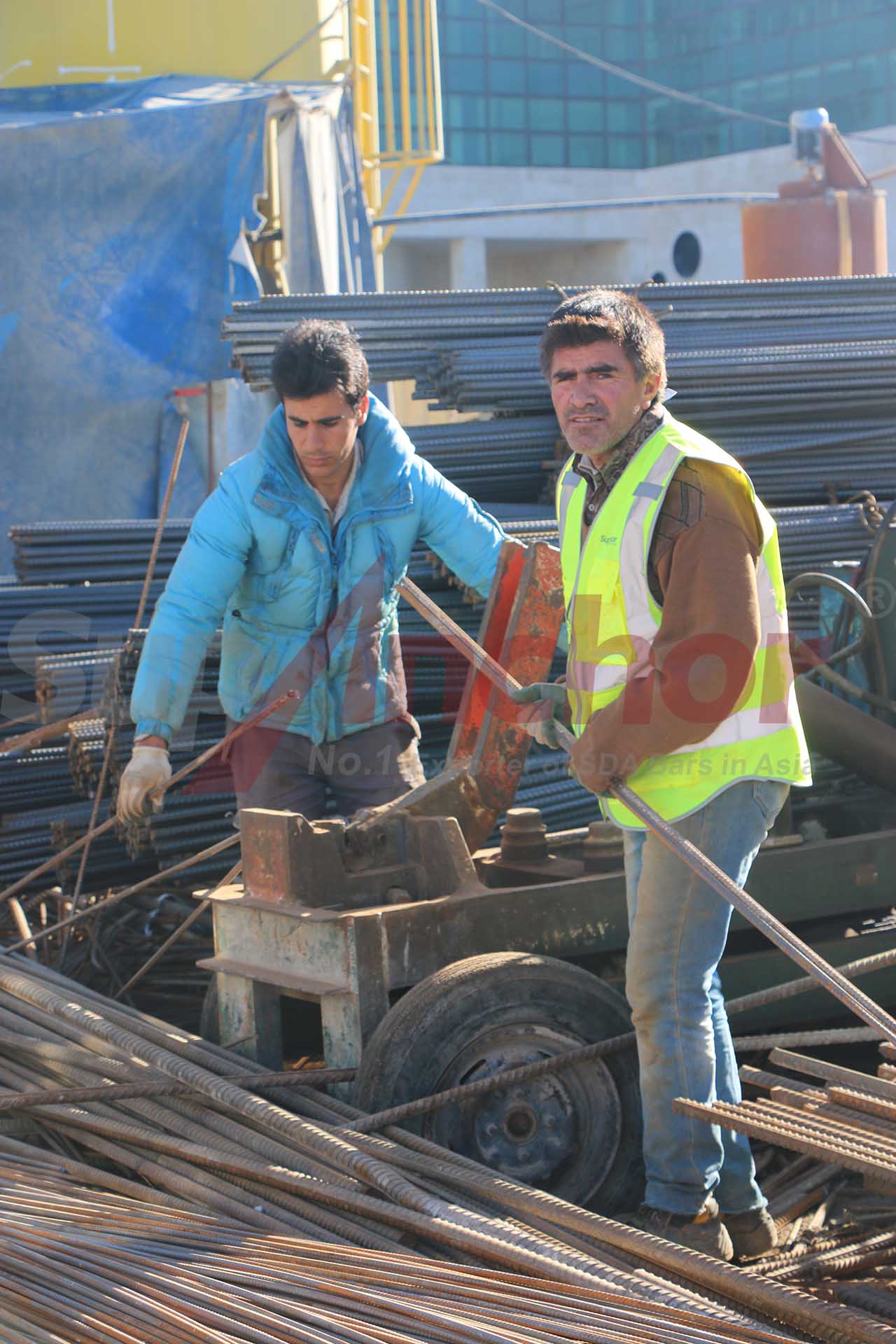 Construction site using SupAnchor self drilling anchor system