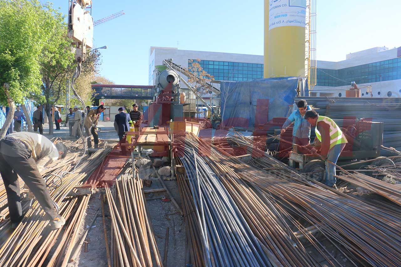 Construction site using SupAnchor self drilling anchor system