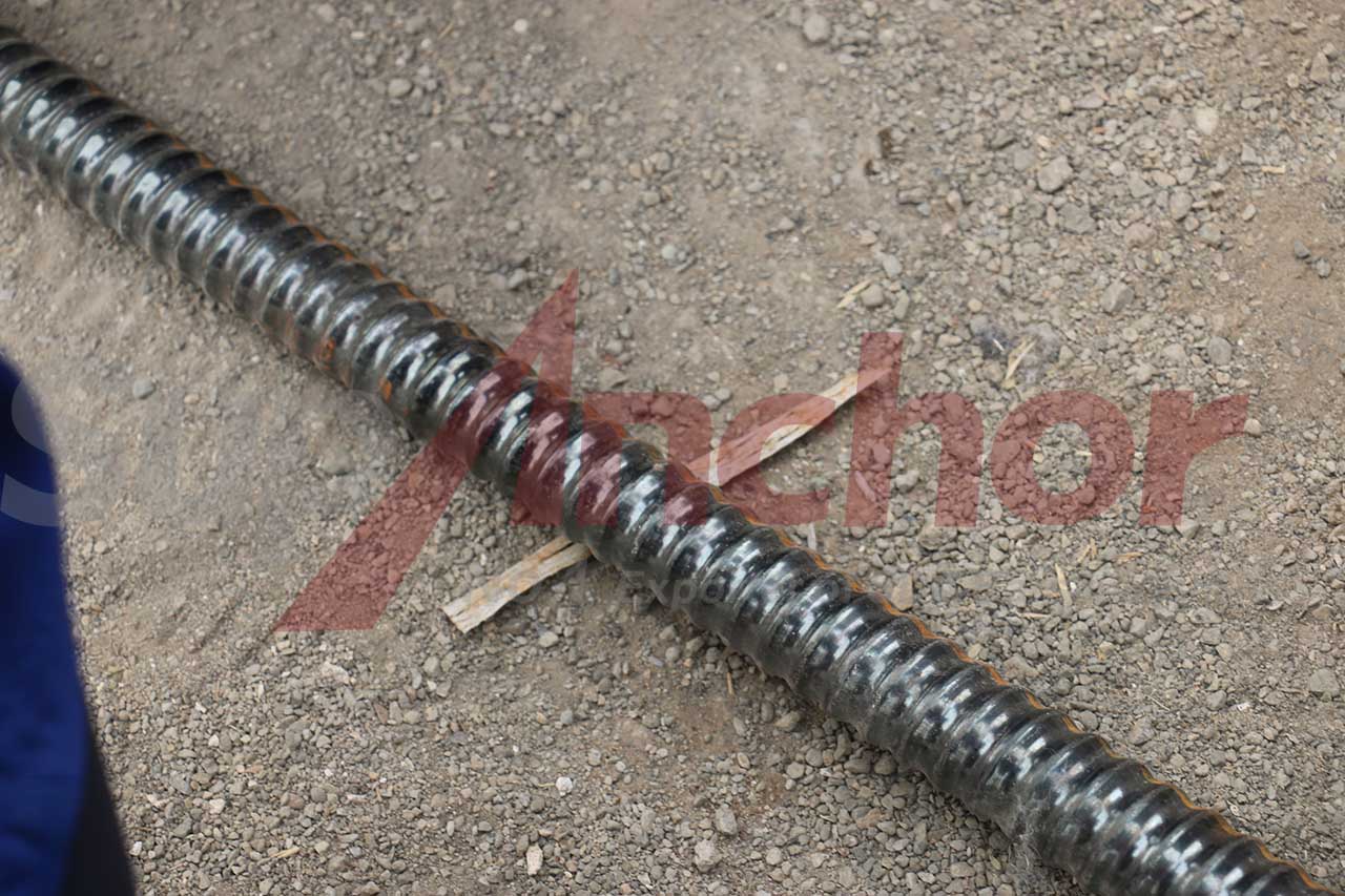 Construction site using SupAnchor self drilling anchor system