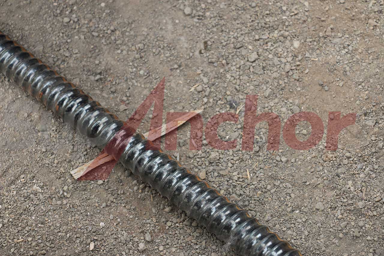 Construction site using SupAnchor self drilling anchor system