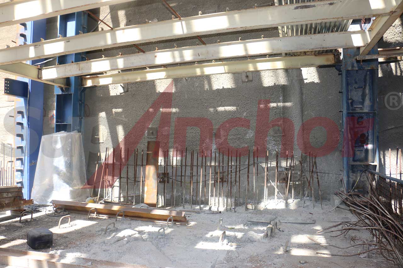 Construction site using SupAnchor self drilling anchor system