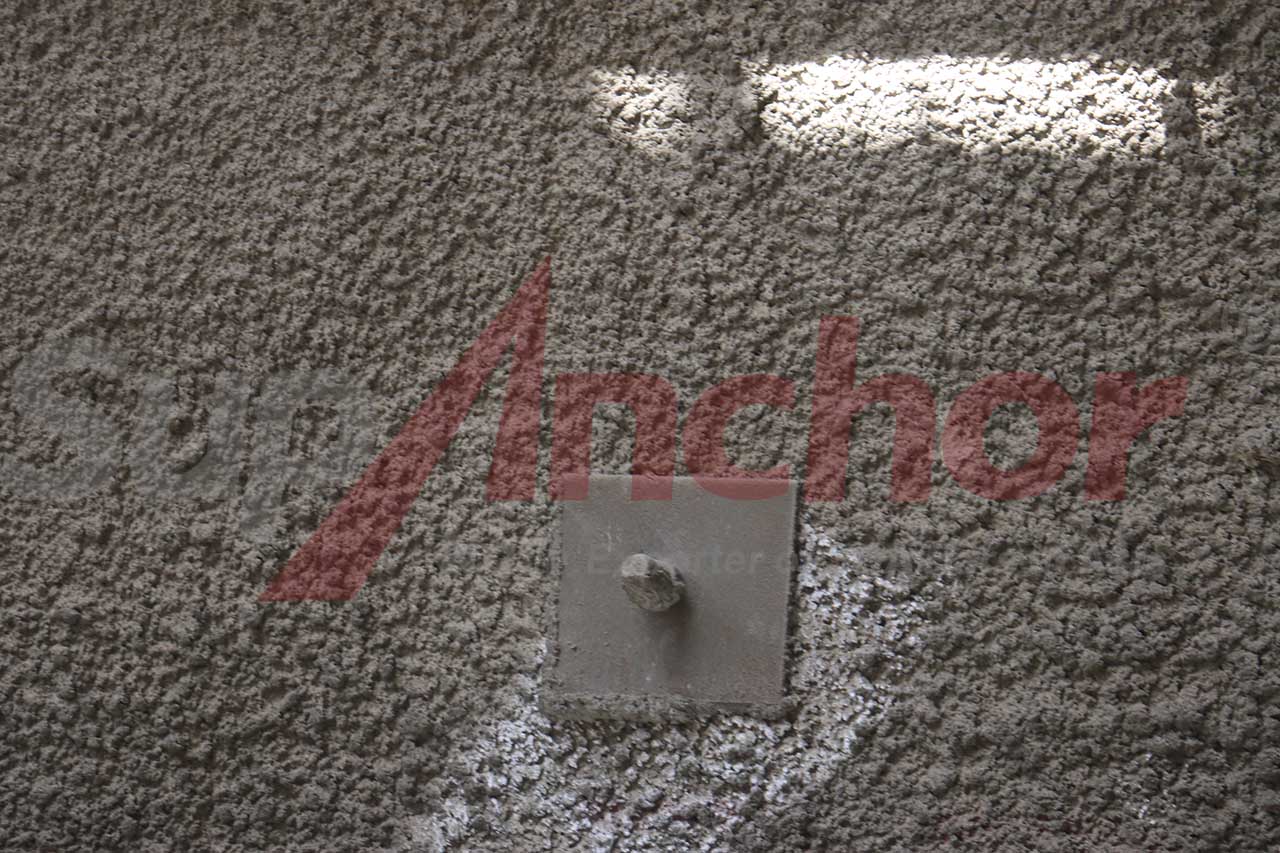 Construction site using SupAnchor self drilling anchor system