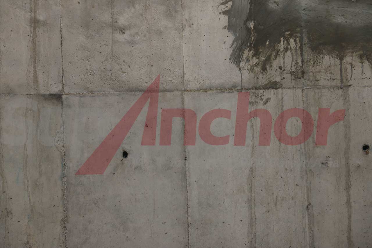 Construction site using SupAnchor self drilling anchor system