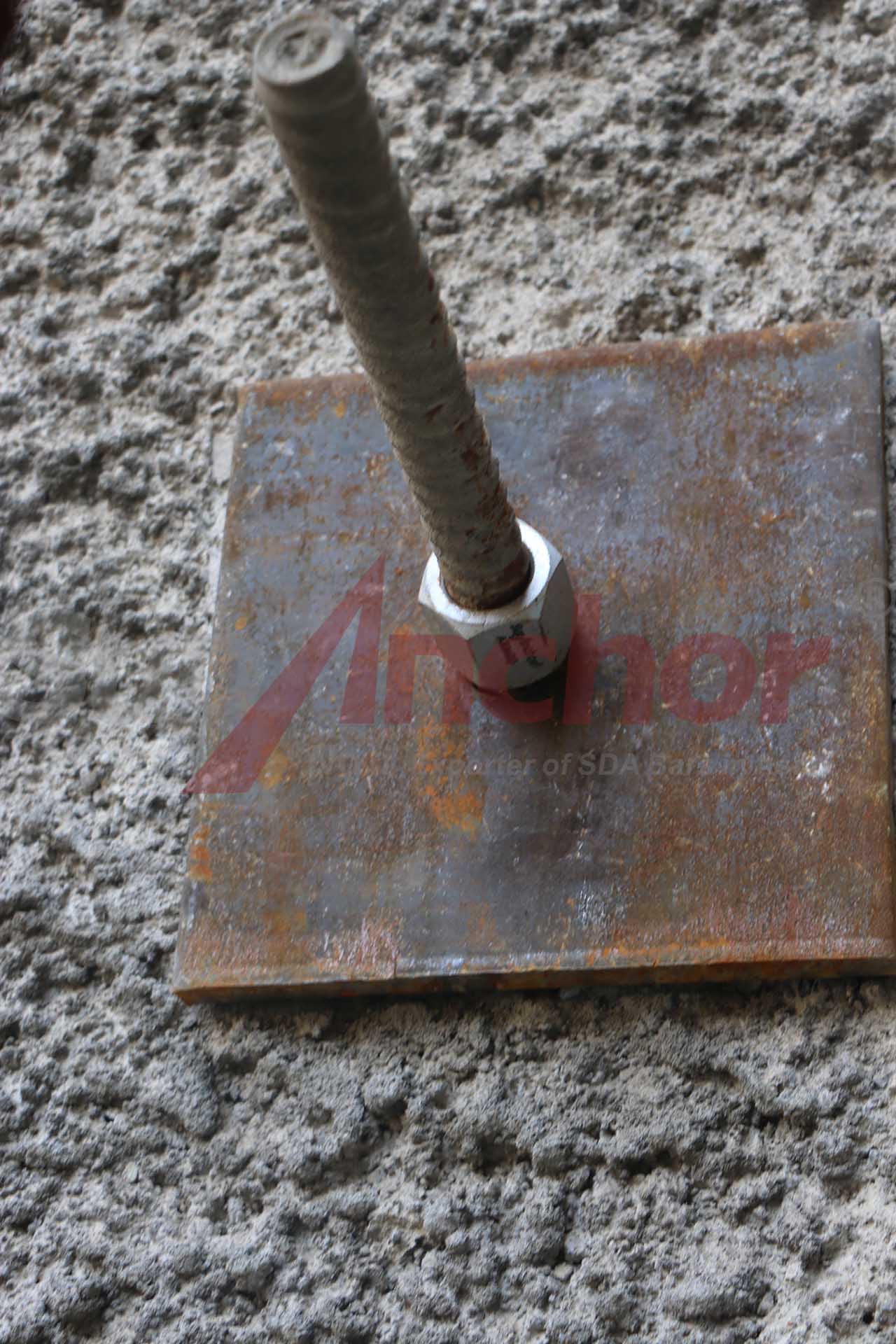 Construction site using SupAnchor self drilling anchor system