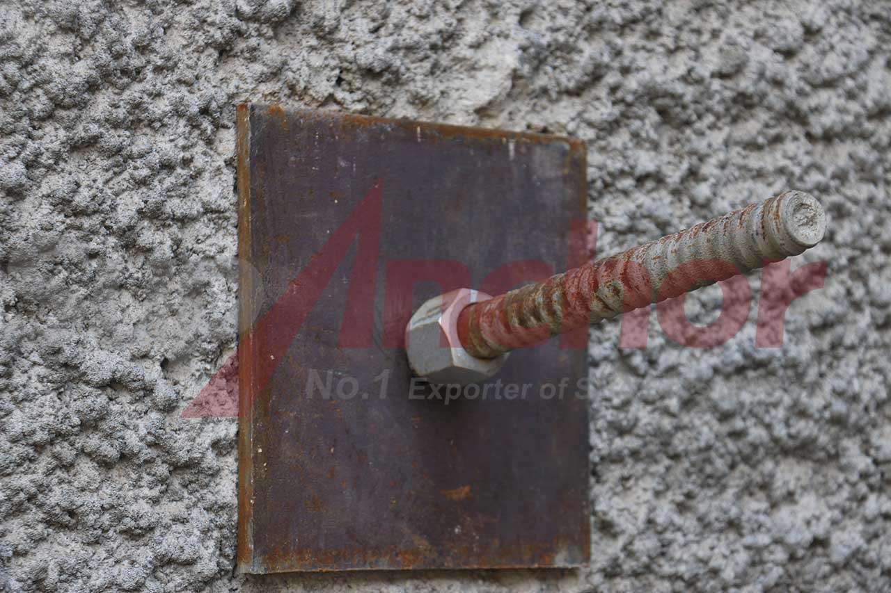 Construction site using SupAnchor self drilling anchor system
